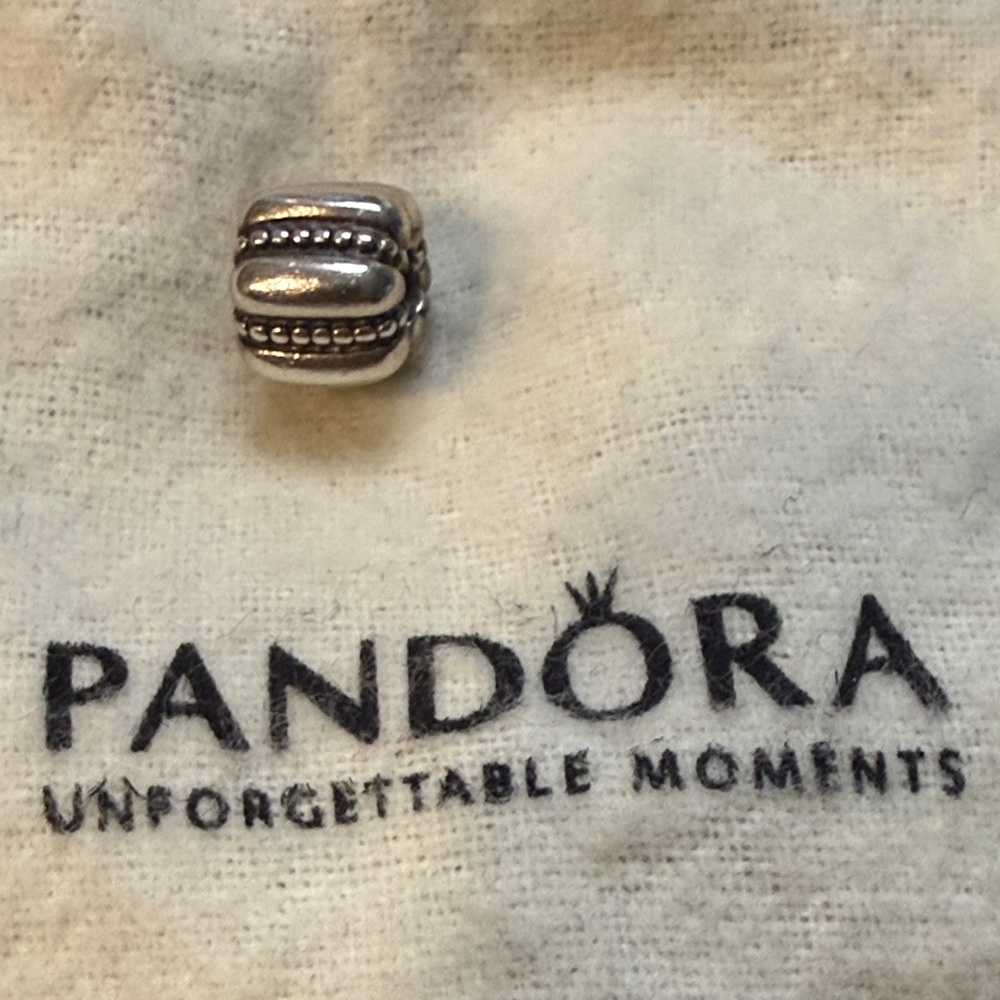Pandora Silver Beaded Spacer Charm - Silver